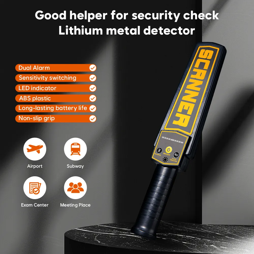 Newmetal Detector Cost for Workplace Yellow Black ABS 3