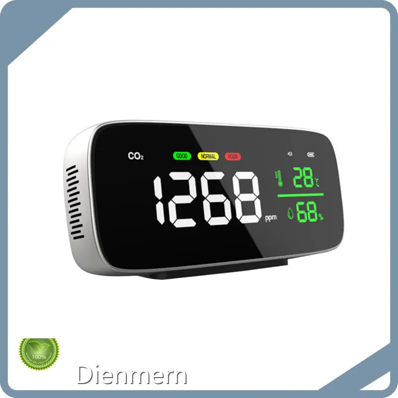 For Business Best Carbon Dioxide Detector Silver Gray and Black by Dienmern 1