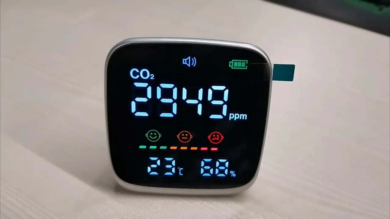 Mini compteur de CO2 3 en un, température et humidité du dioxyde de carbone (CO2) 1