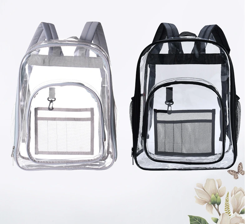 Clear backpack PVC Transparent Backpack 1