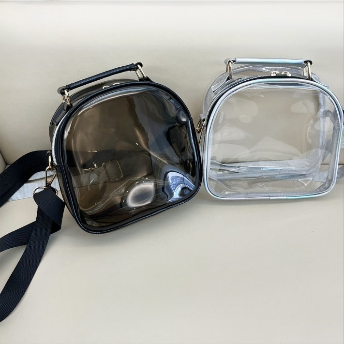 Saco de armazenamento de cor transparente a laser senhora ombro crossbody saco simples mini transparente geléia pvc bolsa feminina-1712737846929873 1
