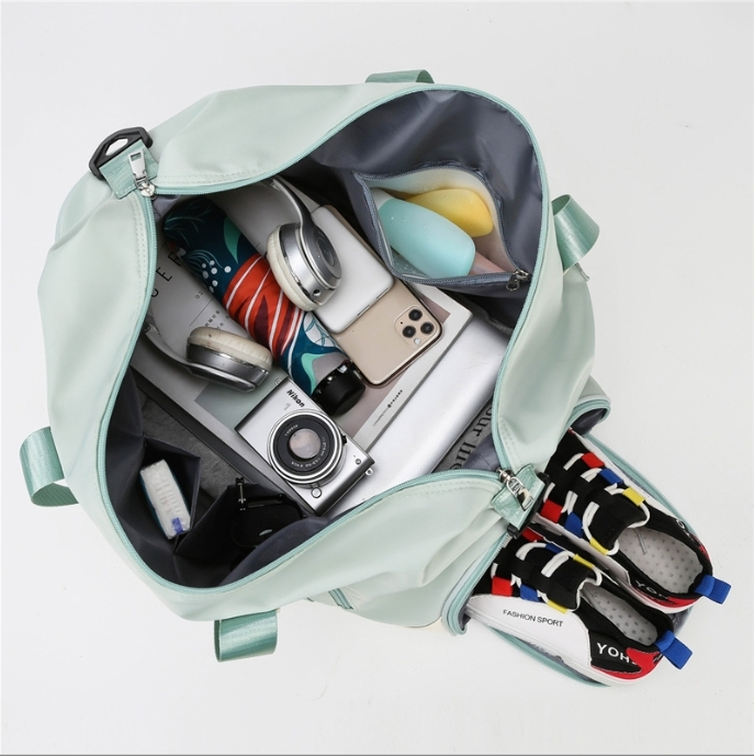 Sports Fitness Women Yoga duffle bag Kuiva ja märkä erottelu kenkäpussi Muoti lyhyen matkan matkalaukku 1