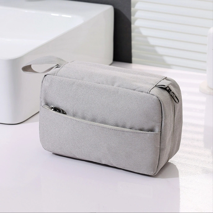 Gancho masculino cuidados com a pele saco de higiene pessoal viagem portátil organizar saco de maquiagem mão grande saco cosmético de beleza ao ar livre 1