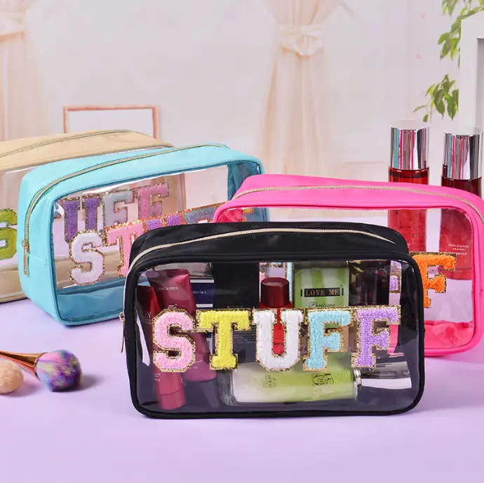 The Ultimate Guide To The PVC Embroidery Alphabet Makeup Bag For Girls By Yiwu Jiafa 1