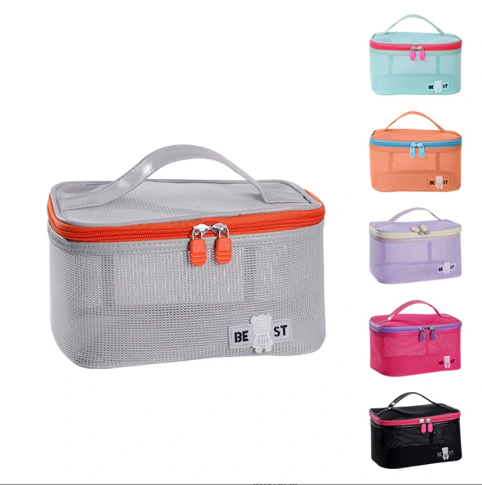 Individuelle Make-up-Tasche mit offenem Deckel, Reise-Kosmetik-Aufbewahrungstasche 1