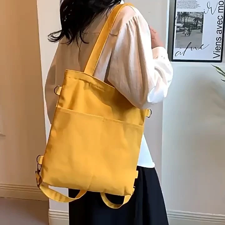 Korean single shoulder canvas bag Fashion art college students  class remedial canvas bag 1