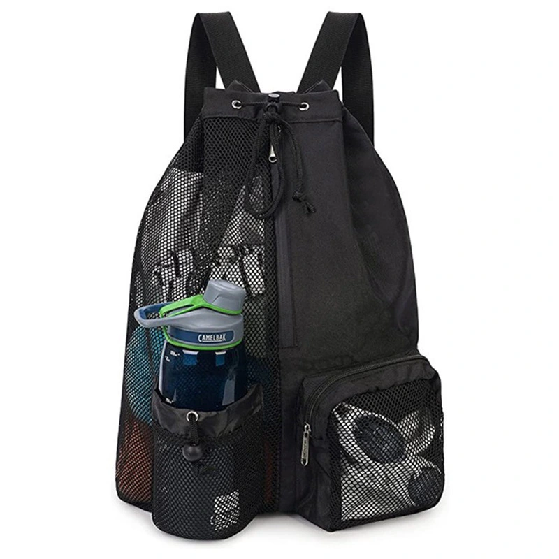 Nuevo bolso mojado de los deportes del gimnasio de los hombres de la mochila del viaje del cordón de la malla del bolsillo mojado de la playa de la nadada de la nueva mujer 1