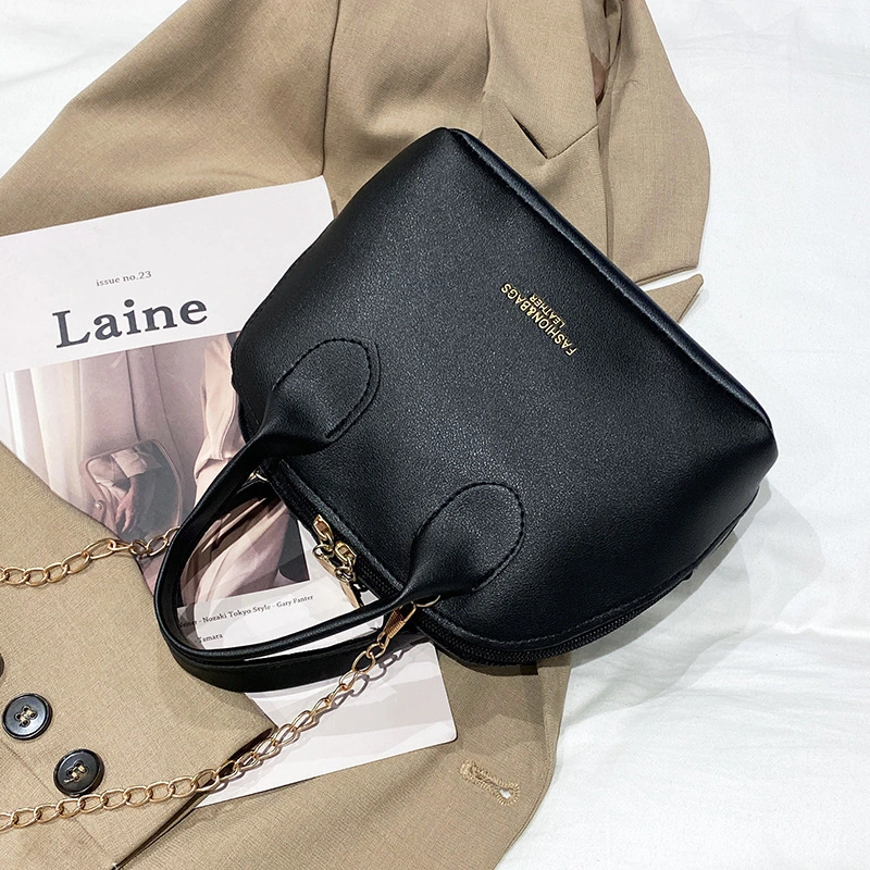New Lady leisure lipstick storage bag PU travel shopping handbag women simple fashion crossbody bag 1