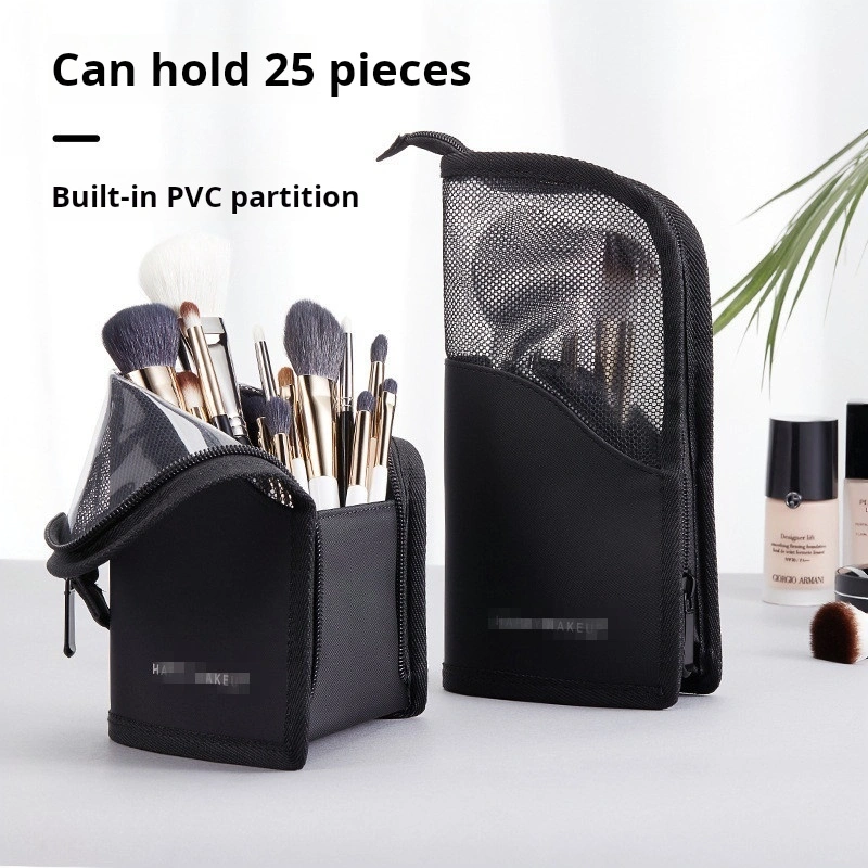 New PU outdoor travel cosmetic bag female beauty skincare toiletry bag woman fashion simple makeup brush bag 1