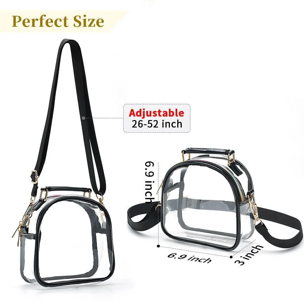 New laser transparent single shoulder beauty travel crossbody bag PVC trend simple bag women lipstick handbag 1
