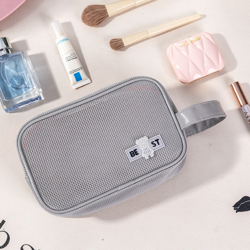 Bagong holiday portable skincare storage bag business trip travel toiletry tote bag mga bata mesh clear beach bag-1723620112019323 1