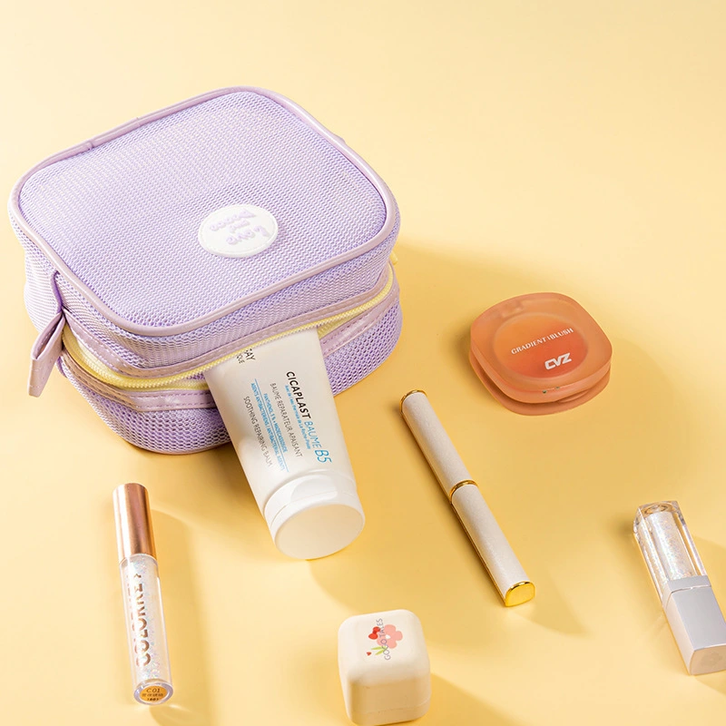 Tas Penyimpanan Perawatan Kulit Perjalanan Liburan Tas Ritsleting Perlengkapan Mandi Jernih Wanita Tas Ritsleting Transparan Lipstik Kecil-1723709415577502 1