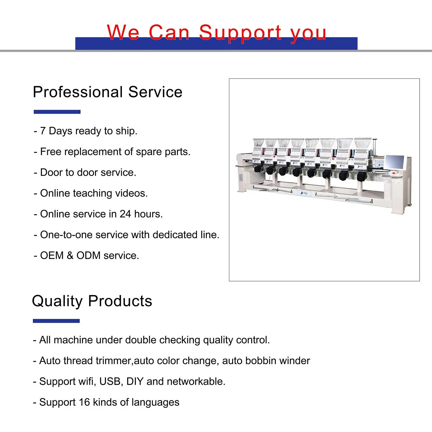 8 Head Embroidery Machine for Sale 3