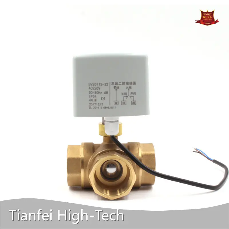 Hot Plastic Motorized Ball Valve Tianfei High-Tech Brand 1
