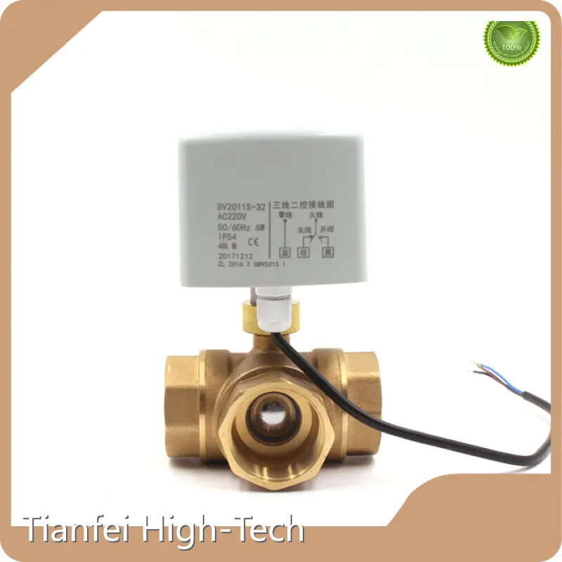 110v Motorized Ball Valve Tianfei High-Tech 1
