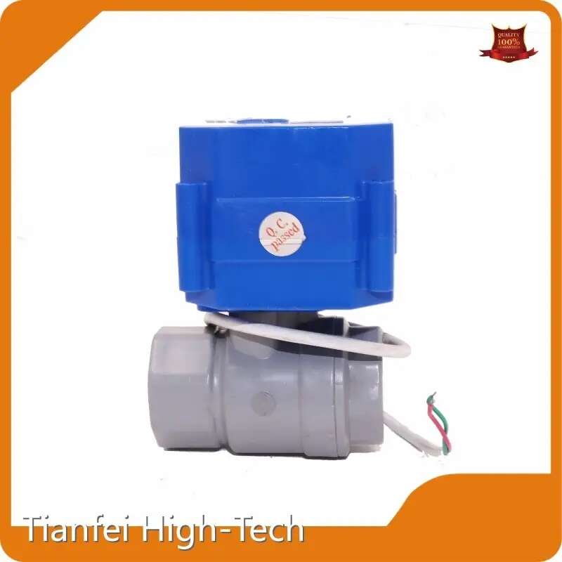 Tianfei High-Tech Brand Stainless Steel Motorized Ball Valve Supplier 1