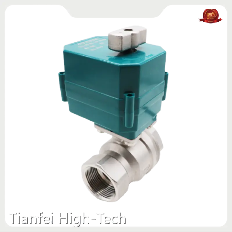 Tianfei High-Tech Brand Motorized Ball Valve 24v Supplier 1