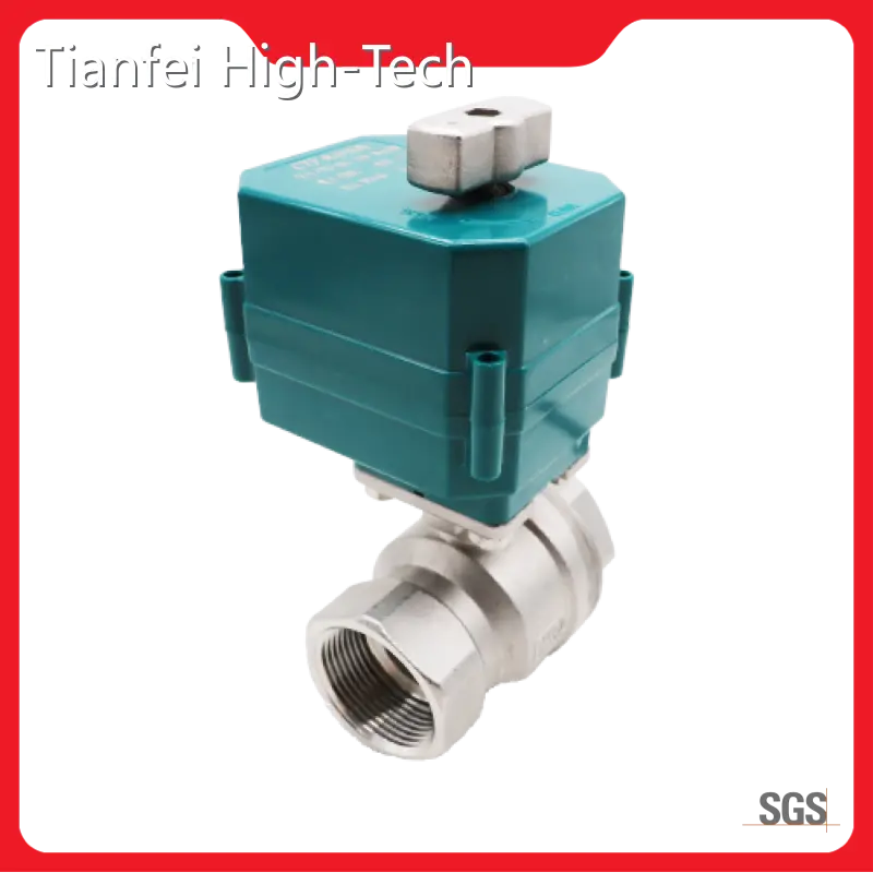 Motorized Ball Valve 2 Inch Tianfei High-Tech 1