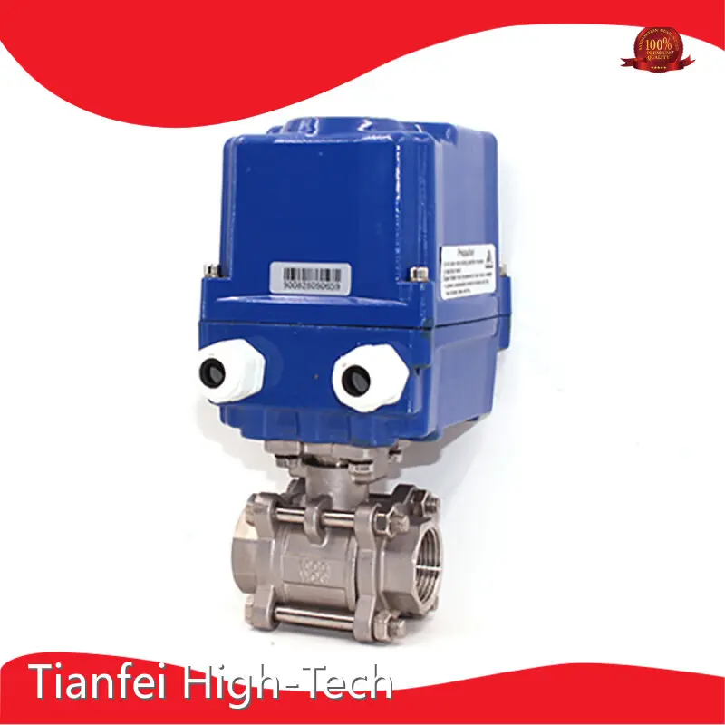 OEM 12v Motorized Ball Valve Tianfei High-Tech 1