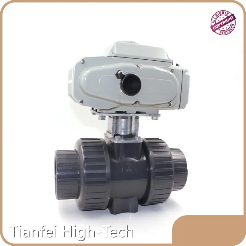 Custom Stainless Steel Motorized Ball Valve Tianfei High-Tech 1