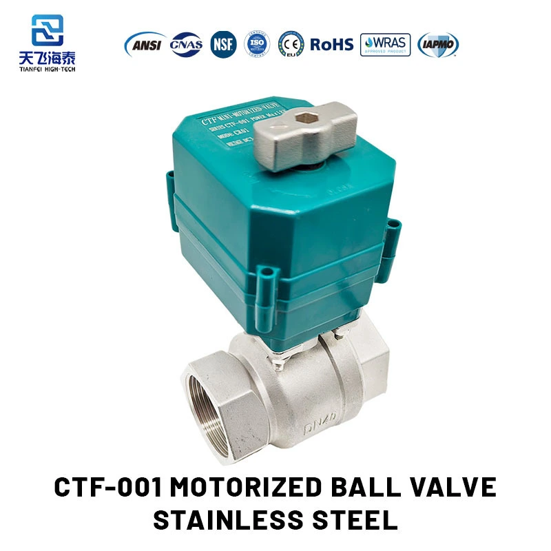 CTF-001 Super Super مع صمام الكرة عالي عزم الدوران/الصمام الآلي DN40 من الفولاذ المقاوم للصدأ 1