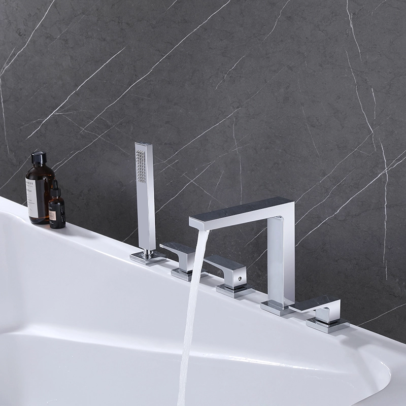 Conjunto misturador moderno para banheira e chuveiro com design ecológico personalizado 1