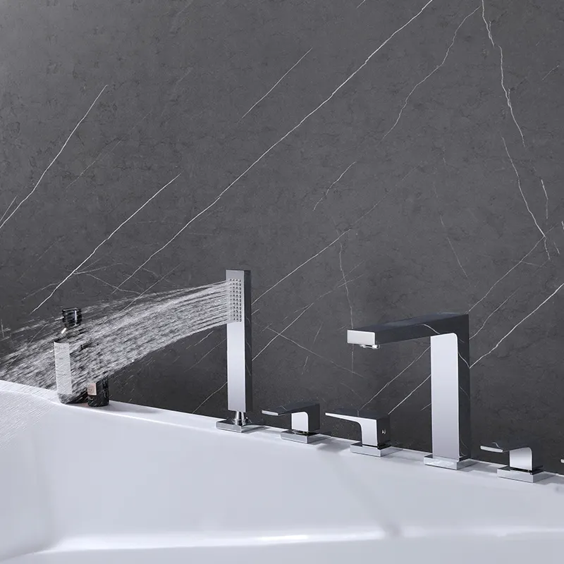 Bathtub Mixer with Hand Shower by Wateroperate-1 4