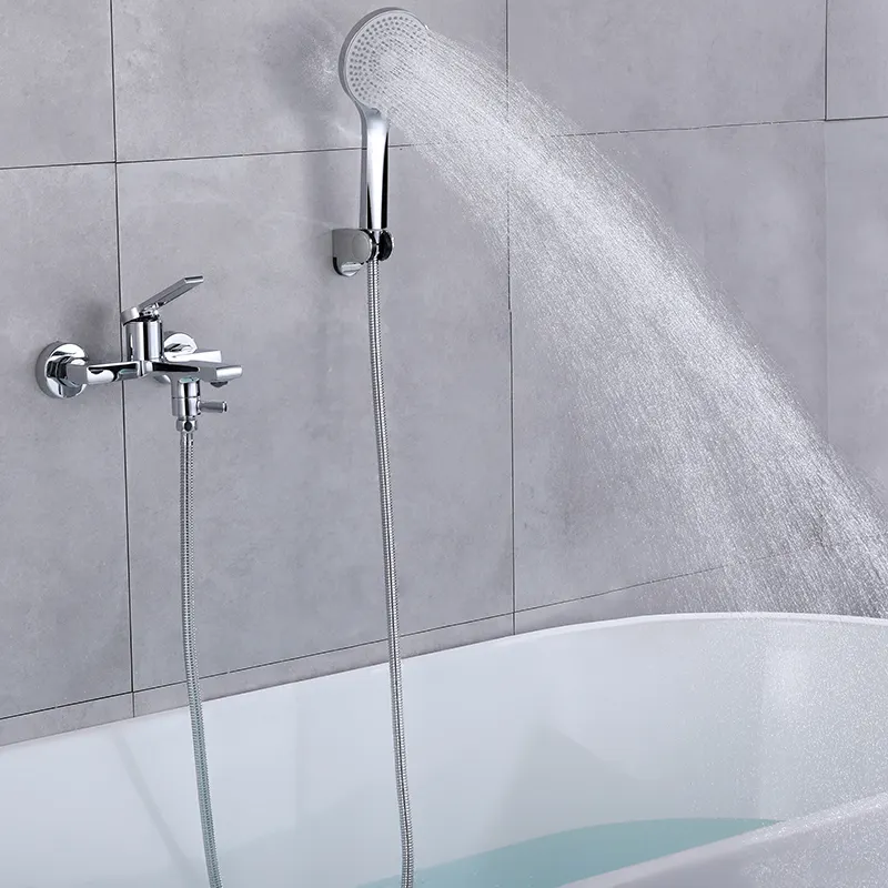 Upgrade Your Bathroom With A Versatile Bath Tub Mixer Tap And Hand Shower Combination 1