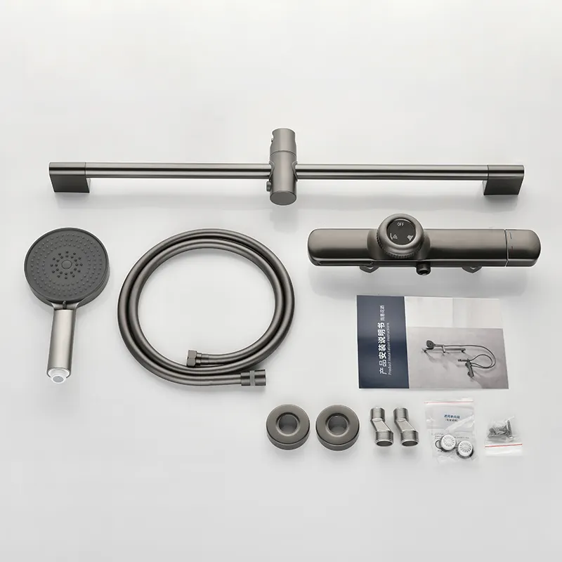 Exposed Pipe Tub and Shower Set by Wateroperate 4