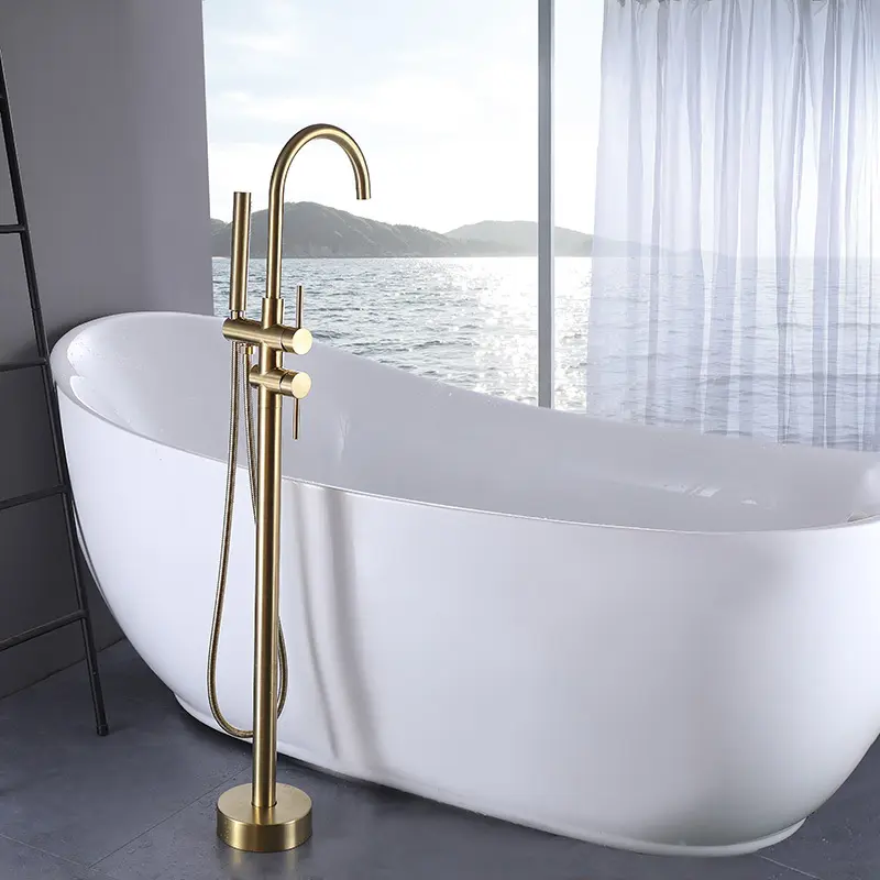 Upgrade Your Bathroom With A Stylish Free Standing Tub Faucet 1
