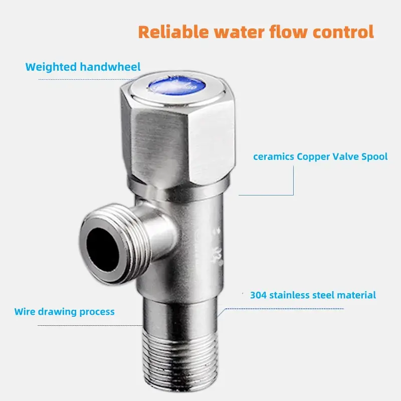 Ss Angle Valve Apartment - - Wateroperate 6