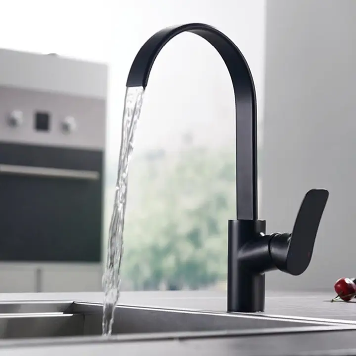 ZXDTVFGN キッチン蛇口、プルダウンスプレー付き蛇口、304ステンレス