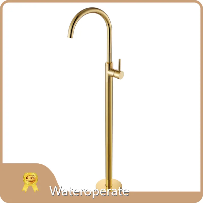 Freestanding Bath Taps Floor-mounted Installation - - Wateroperate 1