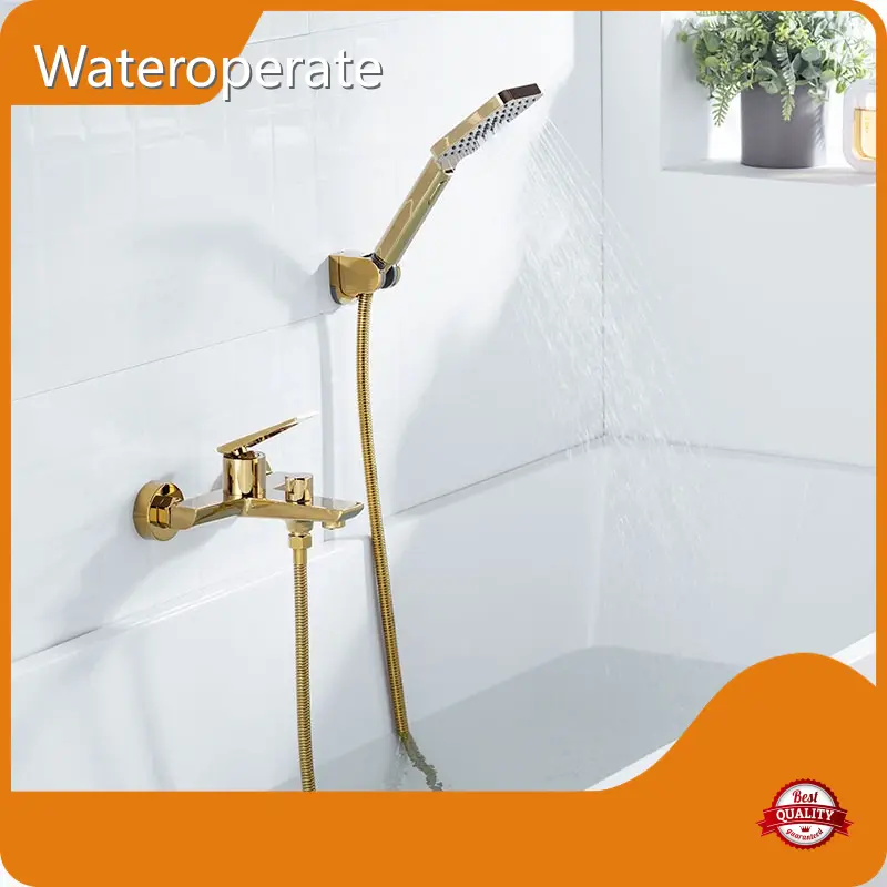Bath Tub Mixer Tap with Hand Shower Hand by Wateroperate 1
