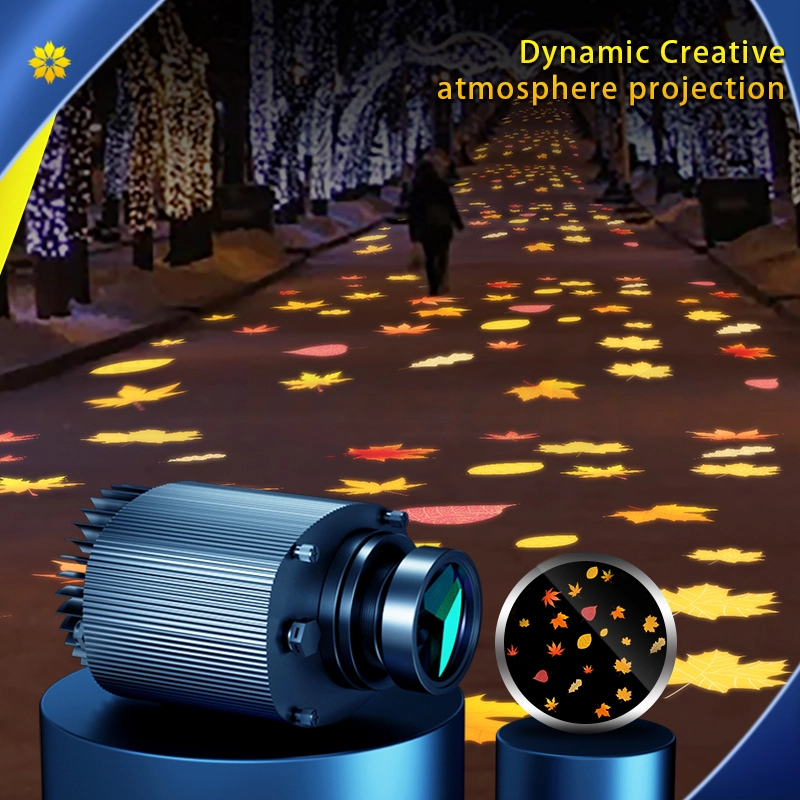 Flower Dynamic Pattern Light Outdoor Waterproof Four Figure Projector 1