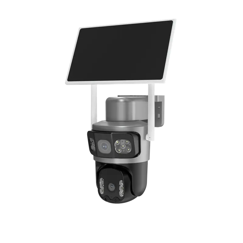 Hiseesmart 24/7 Continuous Recording Security Camera Dual Lens True Full Color Night Vision Surveillance Camera-1 6