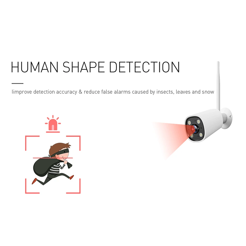 WiFi6 NVR Kiti 4CH/8CH 3MP Bullet Kameralar IP66 Su Geçirmez 4K UHD Güvenlik Kamerası 1