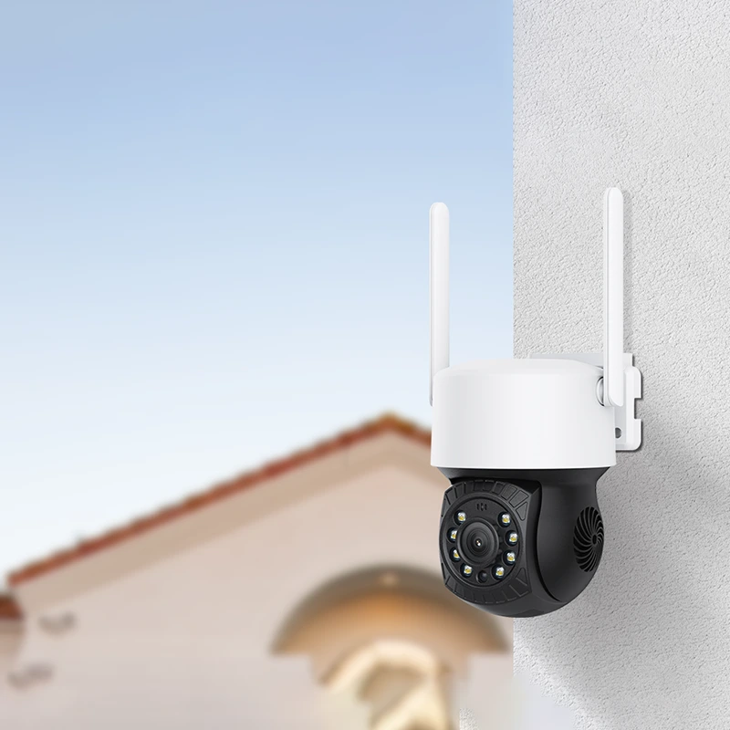 Cámara de seguridad inalámbrica al aire libre de 3MP WiFi Mini PT Smart Camera 1