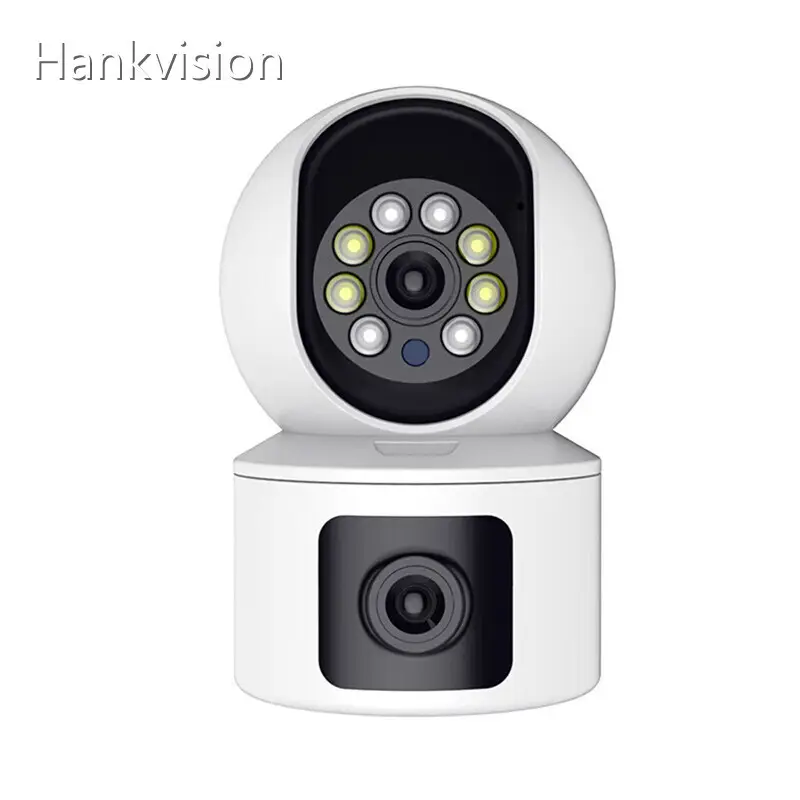 WiFi Dual Lens Camera for Indoor WiFi6 2K+2K Pan & Tilt with 2-way Audio-1 1