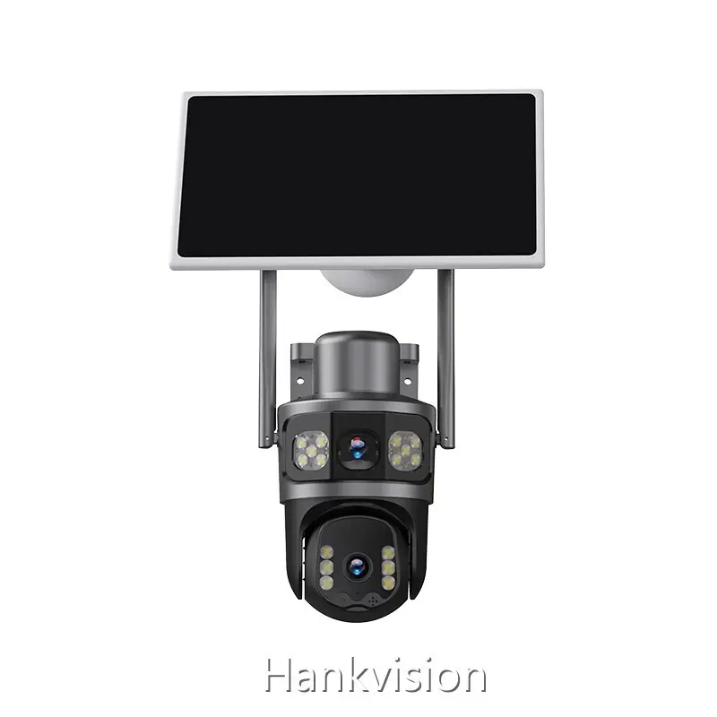 Hiseesmart 24/7 Continuous Recording Security Camera Dual Lens True Full Color Night Vision Surveillance Camera-1 1