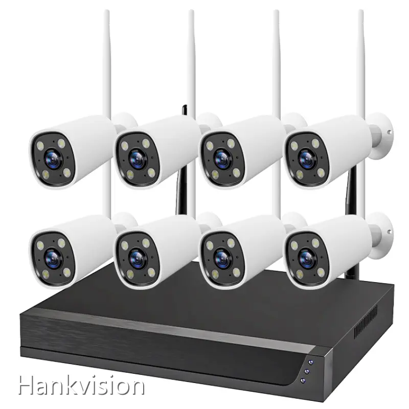 WiFi6 NVR Kit 4CH/8CH 3MP Bullet Cameras IP66 Waterproof 4K UHD Security Camera-1 1