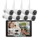WiFi6 NVR Kit with Screen 3MP Home Surveillance System IP66 Waterproof Surveillance Cameras-1 1
