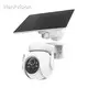 Solar Powered Human Shape Detection PT Camera 8000mAh with True Full Color Night Vision IP65 Waterproof Outdoor Camera-1 1