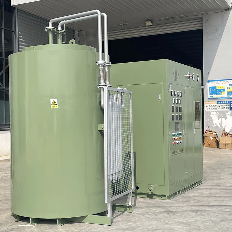Unidade de produção de hidrogênio de decomposição de amônia em forno circular 1
