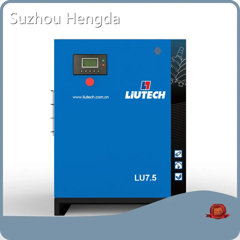10 Hp Rotary Screw Air Compressor with Dryer by Zhongsu Hengda 1