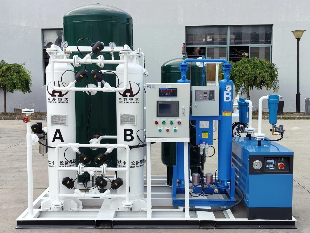 Generador de nitrógeno de alta pureza (99,999 % 10 Nm³/h) para la fabricación de productos electrónicos. Previene la oxidación en procesos de soldadura y ensamblaje. 1