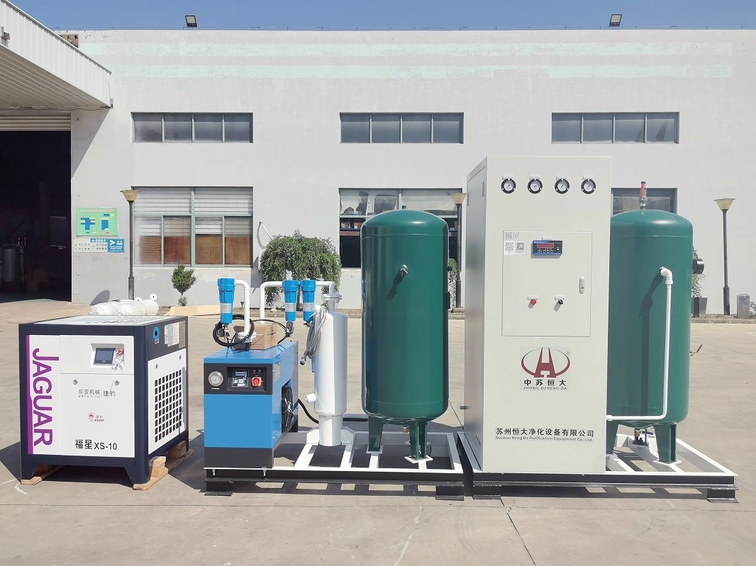 Generador de nitrógeno para tanques de almacenamiento de la industria química, 99,999 % 5 Nm³/h. Previene incendios y explosiones con gas inerte. 1