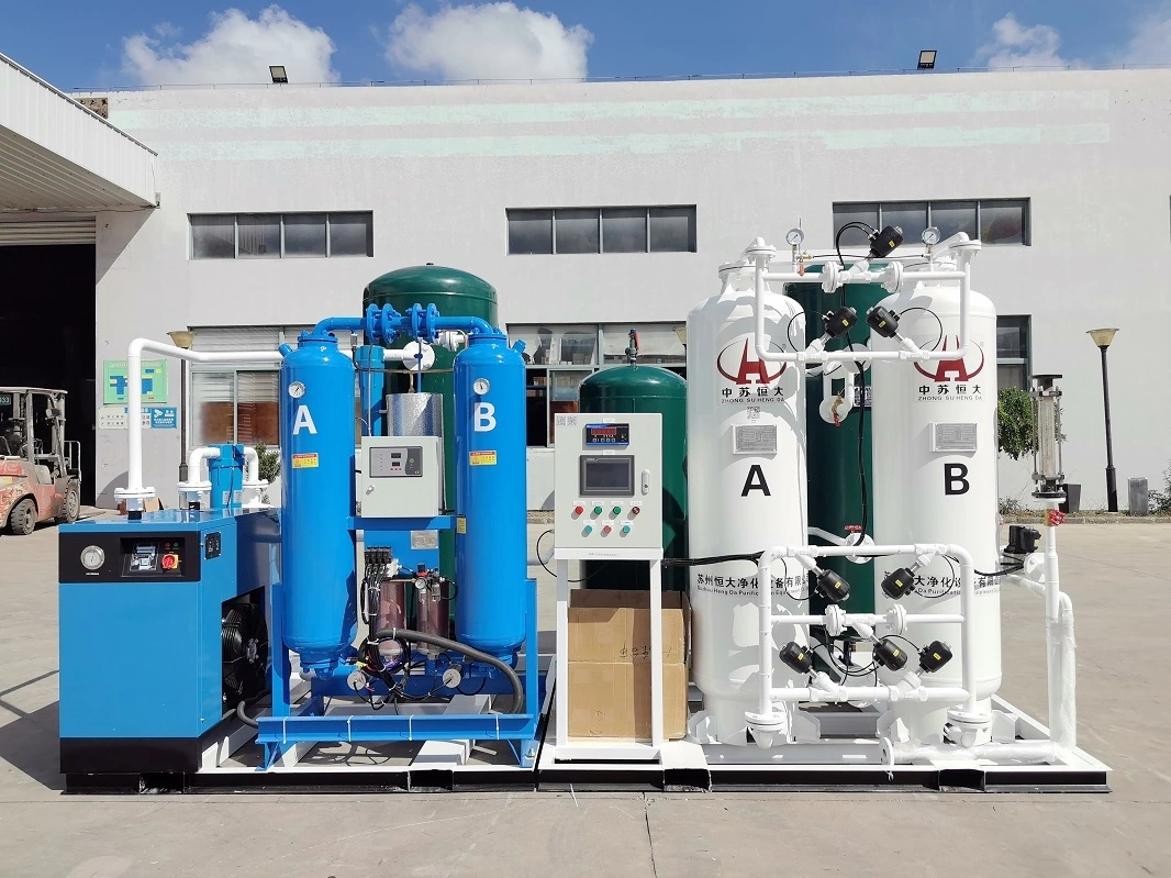 Generador de nitrógeno de alta pureza (99,999 % 30 Nm³/h) para la fabricación de obleas mediante grabado de silicio como gas protector. 1