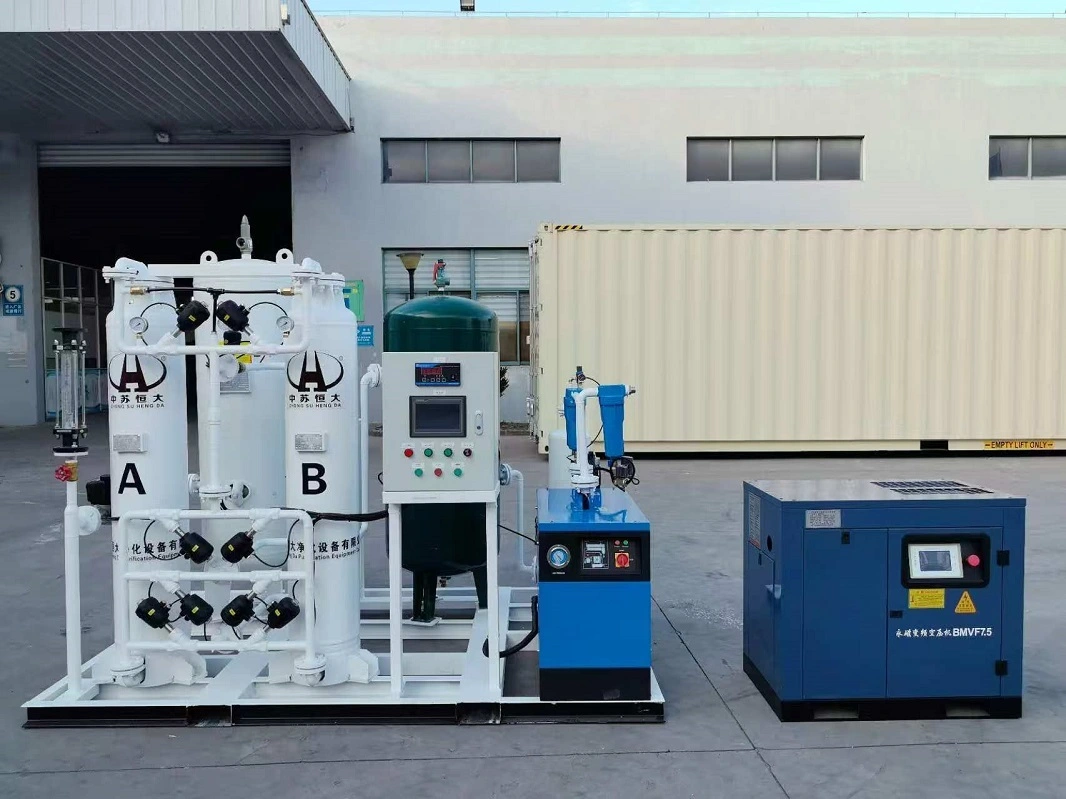 93% 5Nm3/h Aquaculture Oxygen Generator for Fish and Shrimp Ponds Provide Oxygenation and Promote Growth 1