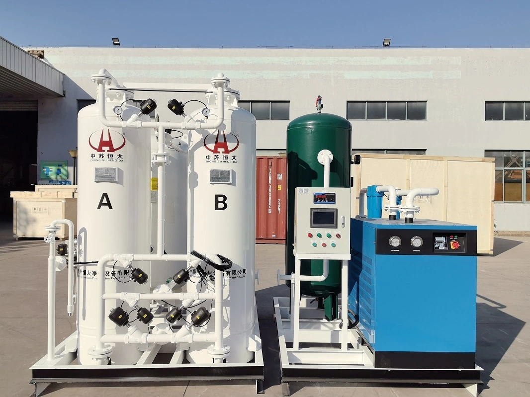 Промышленный генератор кислорода 93% 30 Нм3/ч для очистки сточных вод. Решение по защите окружающей среды. 1